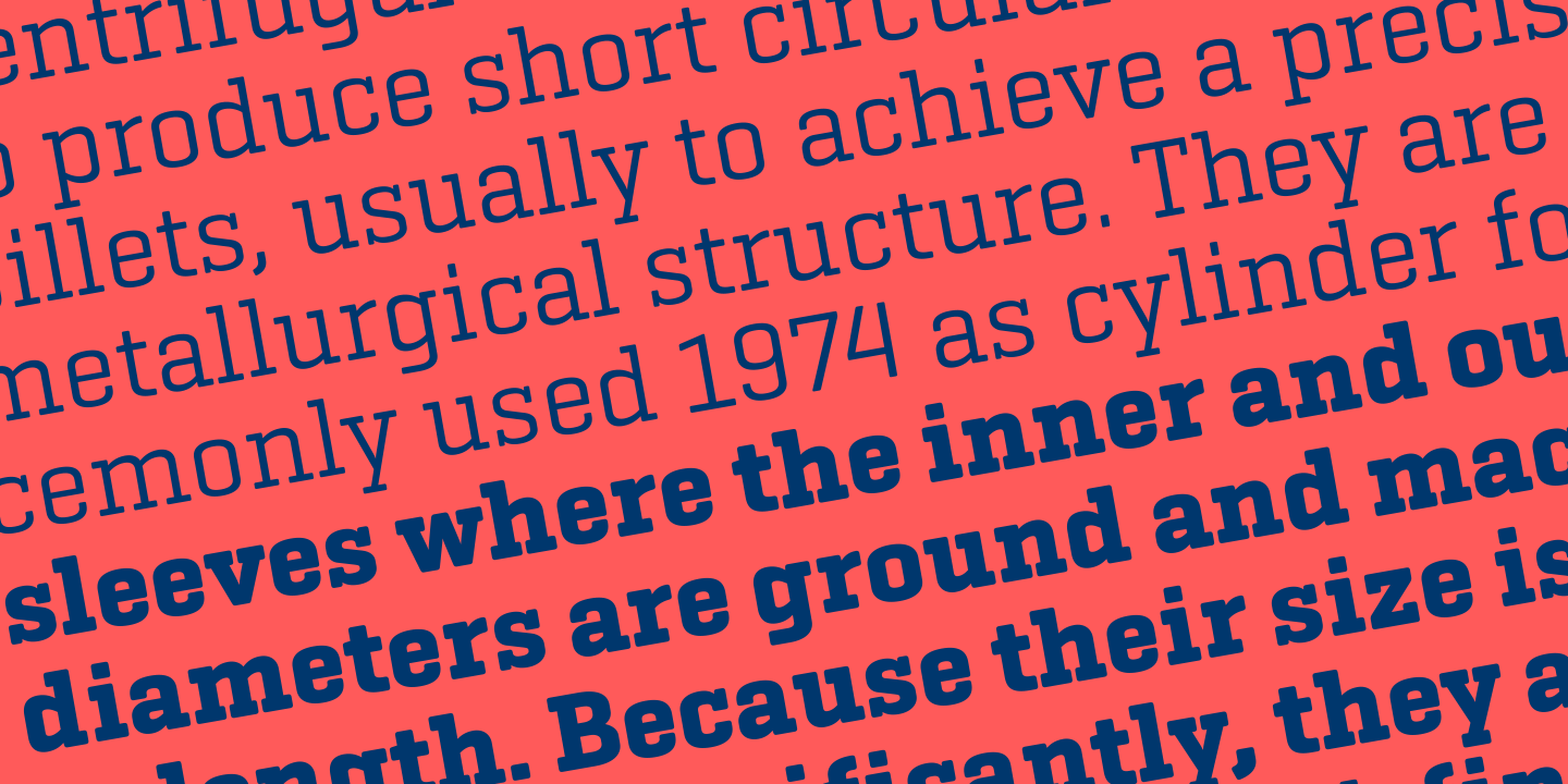 Example font Geogrotesque Slab #4